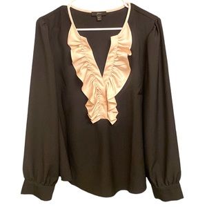 J. Crew Ruffled Blouse. Never worn. NWT